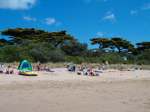 Beach at Lorne on Great Ocean Road