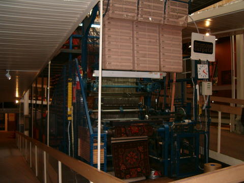 Jacquard Loom at wool museum