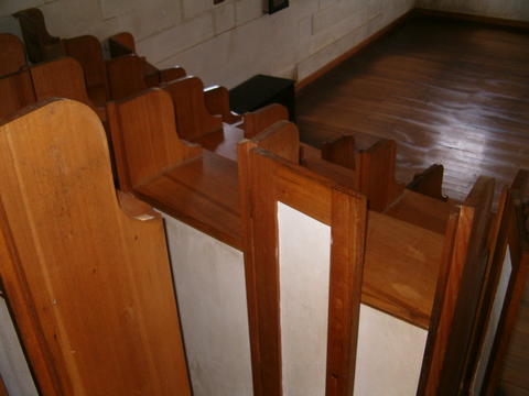 Chapel Booths for prisoners in solitary confinement so they couldn't see neighbors